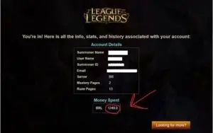 League of Legends conta - Diamante 5 e 100 Skins