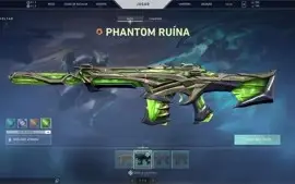 CONTA DE VALORANT COM 2 PASSES VANDAL ORIGEM E PHANTOM RUÍNA