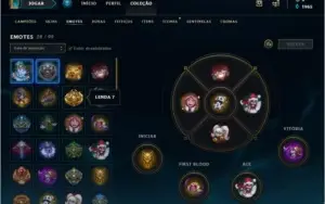 conta lol lvl 204-104 champs