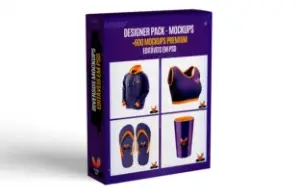 Designer Pack - Mockups (+600 Mockups Editáveis Em Psd)