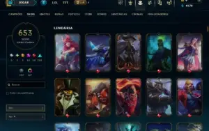 653 Skins, 468 Icones,Mais de 7 mil reais gastos!