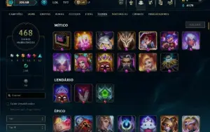 653 Skins, 468 Icones,Mais de 7 mil reais gastos!