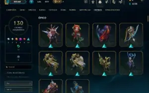 653 Skins, 468 Icones,Mais de 7 mil reais gastos!