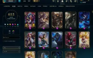 653 Skins, 468 Icones,Mais de 7 mil reais gastos!