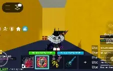 Conta De Blox Fruits Com Dragom Comida Dark Blade E Raça V4