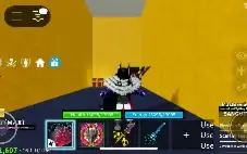 Conta De Blox Fruits Com Dragom Comida Dark Blade E Raça V4