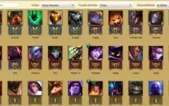 CONTA LEAGUE OF LEGENDS BR- 19 SKINS - 54 CHAMP - UNRANKED