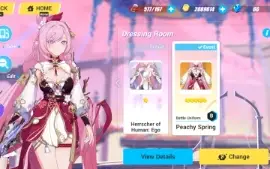 Conta Honkai Level 87 C/ Elysia, Jade Knight Out Fit Elysia