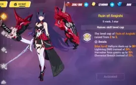 Conta Honkai Level 87 C/ Elysia, Jade Knight Out Fit Elysia