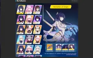 Conta Honkai Level 87 C/ Elysia, Jade Knight Out Fit Elysia