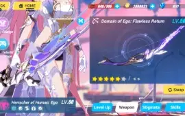 Conta Honkai Level 87 C/ Elysia, Jade Knight Out Fit Elysia