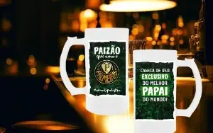 Pack Artes Para Caneca de Chopp Brasileirão - Dia dos Pais