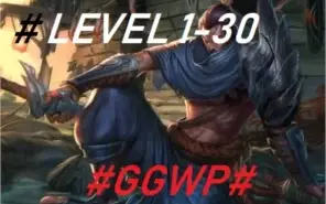 League of Legends LoL Up de 1-30 Personalizado