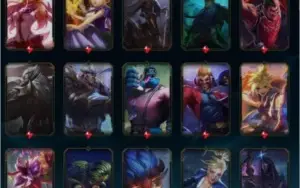 CONTA 214 SKINS GOLD 2 SEASON PASSADA, NENHUMA PARTIDA MD10