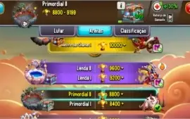 Conta Dragon City lvl 70