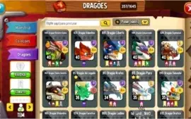 Conta Dragon City lvl 70