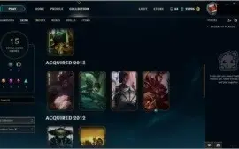 Conta de lol 2 skins ultra raro