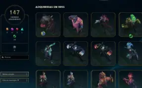 Conta Mestre Nível 644, Mmr Buffadasso, 275 Skins, 147 Croma