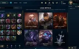 CONTA LOL FULL CHAMP D4 64% WIN RATE MMR MESTRE