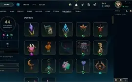 CONTA LOL FULL CHAMP D4 64% WIN RATE MMR MESTRE