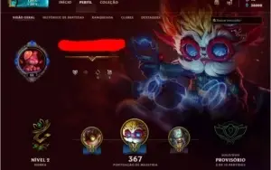 Conta de League Of Legends com 111 Campeões!