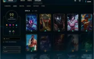 Conta de League Of Legends com 111 Campeões!