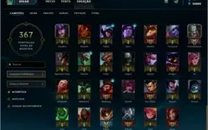 Conta de League Of Legends com 111 Campeões!
