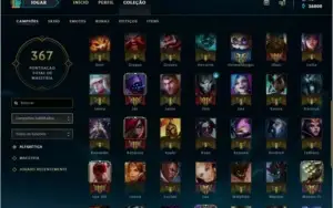 Conta de League Of Legends com 111 Campeões!