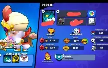 Conta brawl stars ótima para começar desbloqueando kanji.