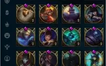 Conta de lol com 164 skin diamante