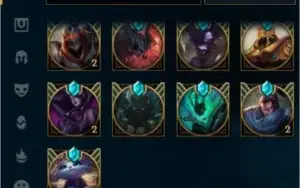 Conta de lol com 164 skin diamante