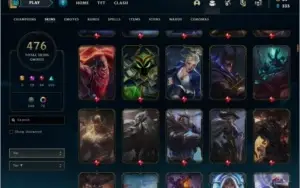 Conta league of legends platina com +470 skins