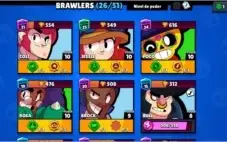 4 contas Supercell: brawl stars, Clash of clans