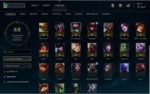 CONTA DIAMANTE IV - 40 CAMPEÃO E 7 SKIN