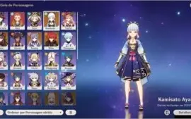 AR 55 Hu Tao Ayaka Eula Keqing e Diluc