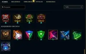 Conta de lol, LV. 517, 285 skin, todos os champs, gold 4