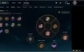 Conta League of Legends-Platina-291 skins