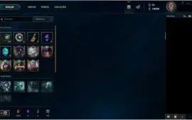 Conta League of Legends-Platina-291 skins