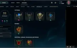 Conta League of Legends-Platina-291 skins