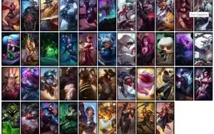 Conta prata 3 com 150 Champs e 137 Skins + 3 Miticas