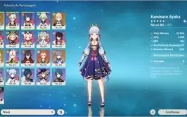 GENSHIN IMPACT CONTA AR46COM AYAKA E JEAN + YANFEI C6 E +