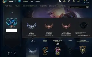 Conta bronze 1 com TODOS os champs e 147 Skins