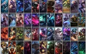 Conta bronze 1 com TODOS os champs e 147 Skins