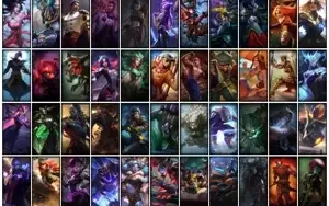 Conta bronze 1 com TODOS os champs e 147 Skins