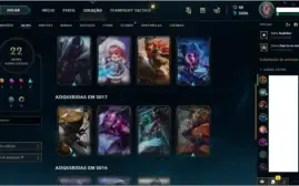 Conta ouro 4 com Riven campeonato