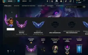 Mestre com 125 Champs e 94 Skins ( MID / ADC/ TOP )