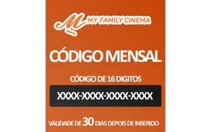 MY FAMILY CINEMA (MFC RECARGA MENSAL 30 DIAS) ENVIO IMEDIATO