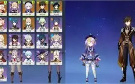Conta Genshin Impactc com 4 chars 5*estrelas e 15 4*estrelas