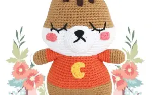 Receita Crochê em PDF - Esquilo Gordinho Amigurumi