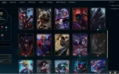 Conta League of Legends, Gold 5, 39 campeões, 28 skins